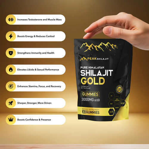 Pure Shilajit Gummies - 6-in-1 Support